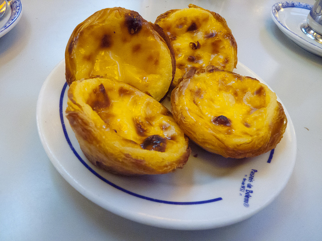 Tartas de Natillas de Lisboa Pastéis de Belém