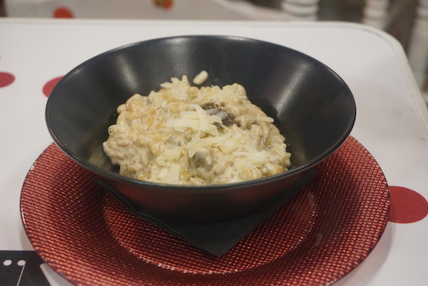 ¡No nos cansamos del risotto idiazabal en Borda Berri! ¡Definitivamente uno de nuestros pintxos favoritos en San Sebastián!
