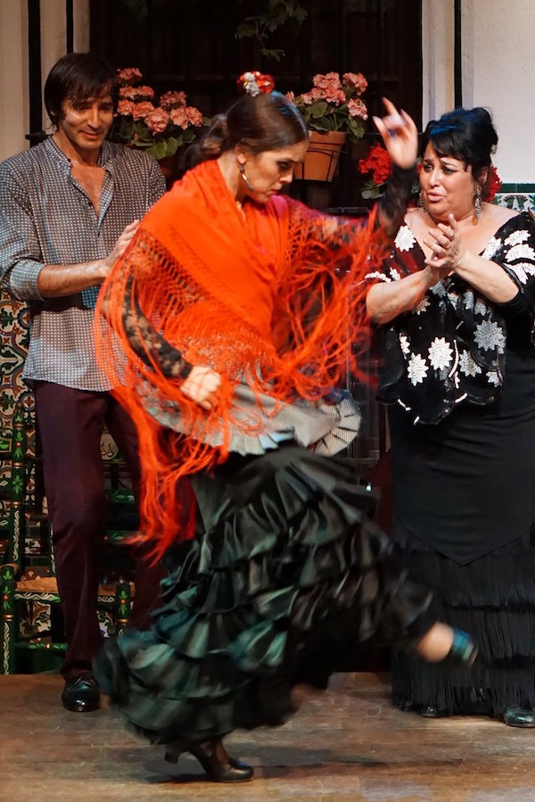 ¡Uno de los espectáculos de flamenco más auténticos de Sevilla en acción!