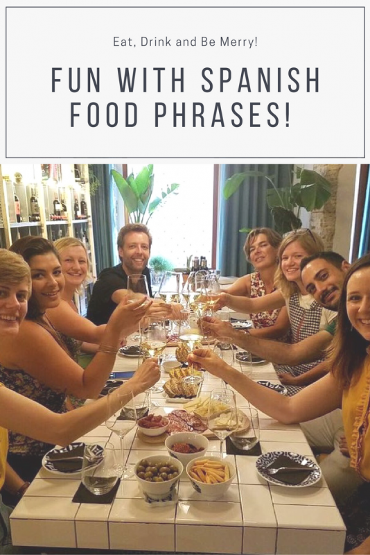 ¡Come, bebe y sé feliz! ¡Aprende algunas de nuestras frases favoritas de comida española!