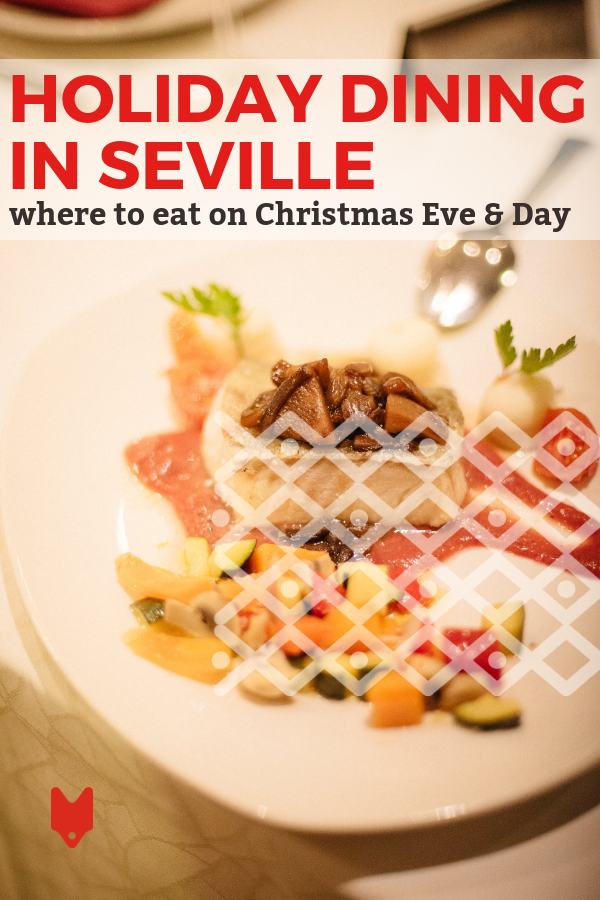Encontrar dónde comer en Sevilla en Nochebuena y Navidad puede ser un desafío al principio, pero hay muchas opciones excelentes. ¡Disfruta al máximo de la comida más increíble de España en la época más maravillosa del año! #España #Sevilla #Navidad #viajes #foodie #delicioso