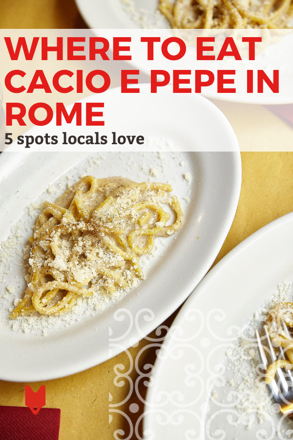 Dónde comer el mejor cacio e pepe en Roma