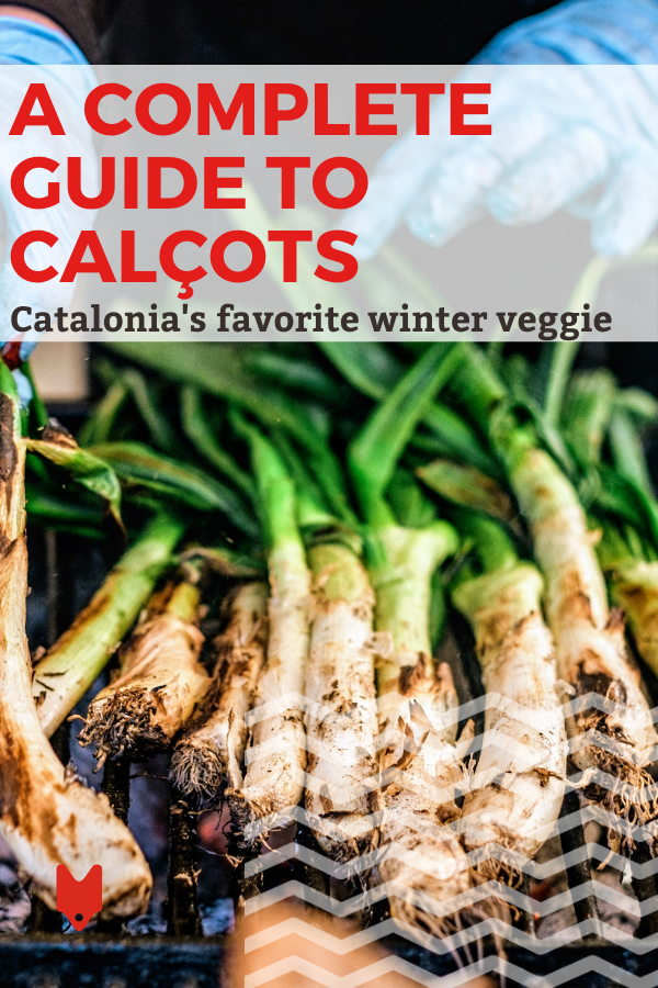 Calçots a la brasa en Barcelona