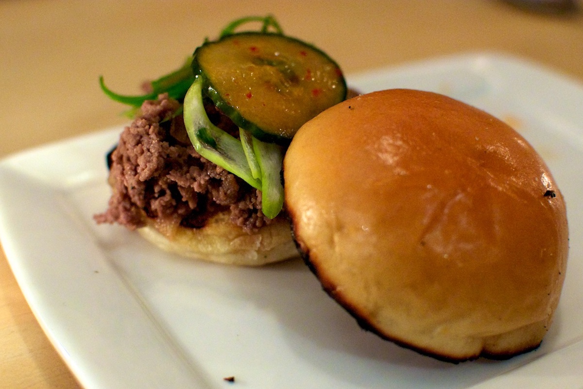 Deslizadores de carne Bulgogi en Danji