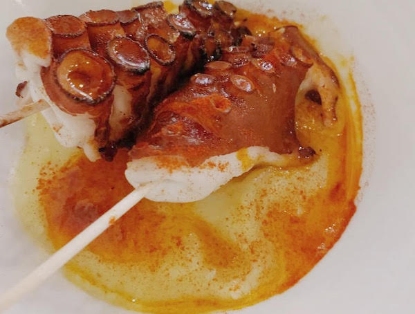 Plato de pulpo en La Tere Gastrobar, Barcelona