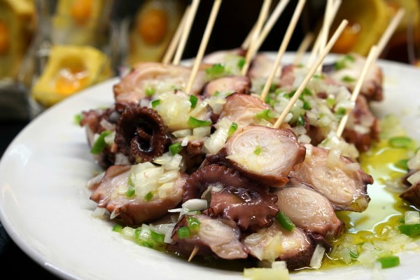 ¡El pulpo es una forma deliciosa de comer gluten en Barcelona!
