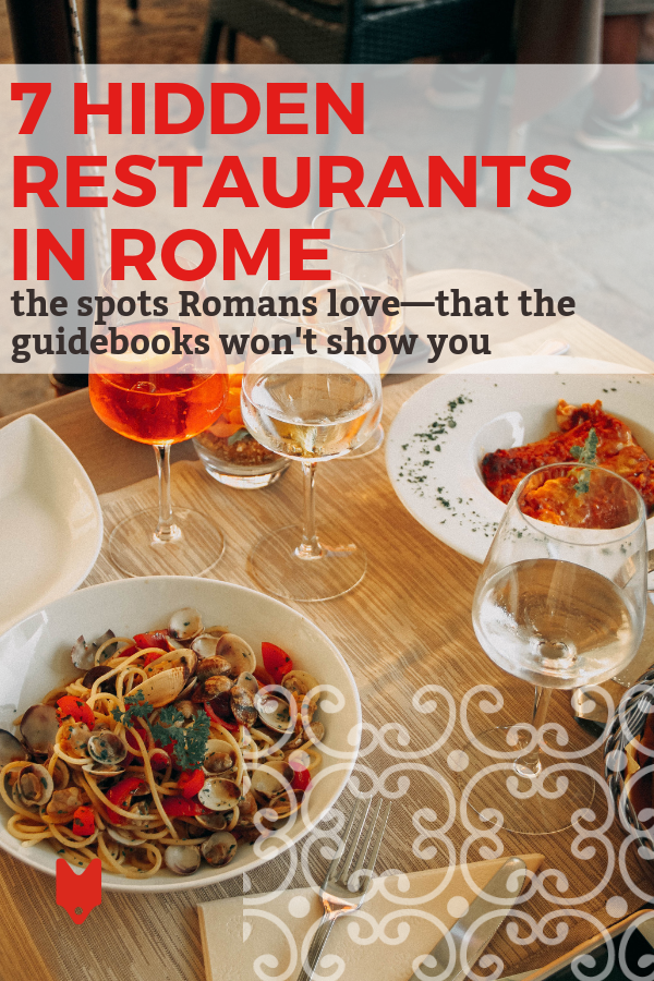 ¿Quieres comer donde comen los lugareños en Roma? Prueba uno de estos increíbles restaurantes.